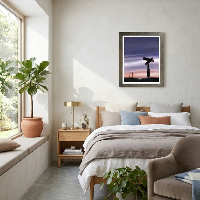 Del Mar Ave Sunset Art Print