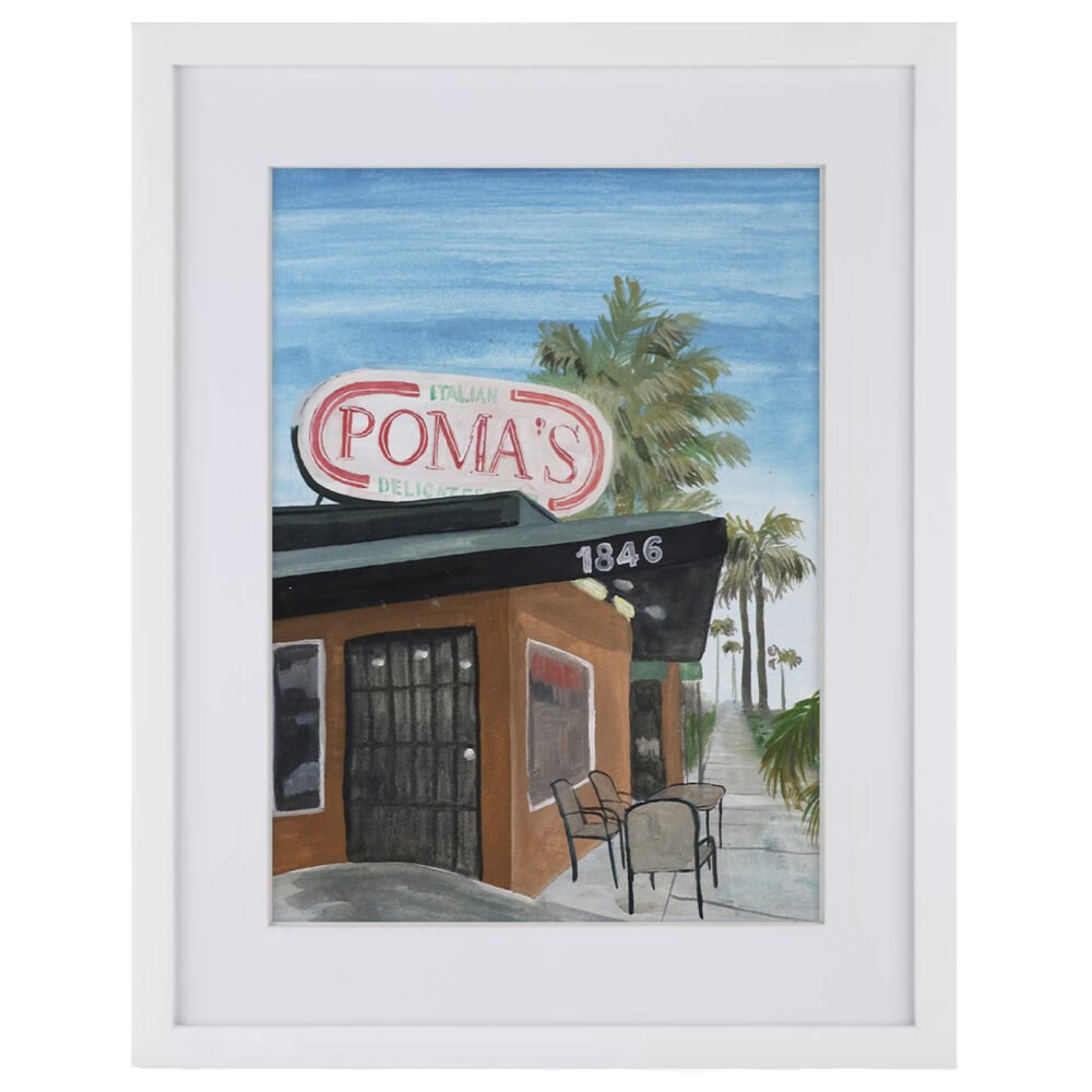 Pomas Deli Art Print