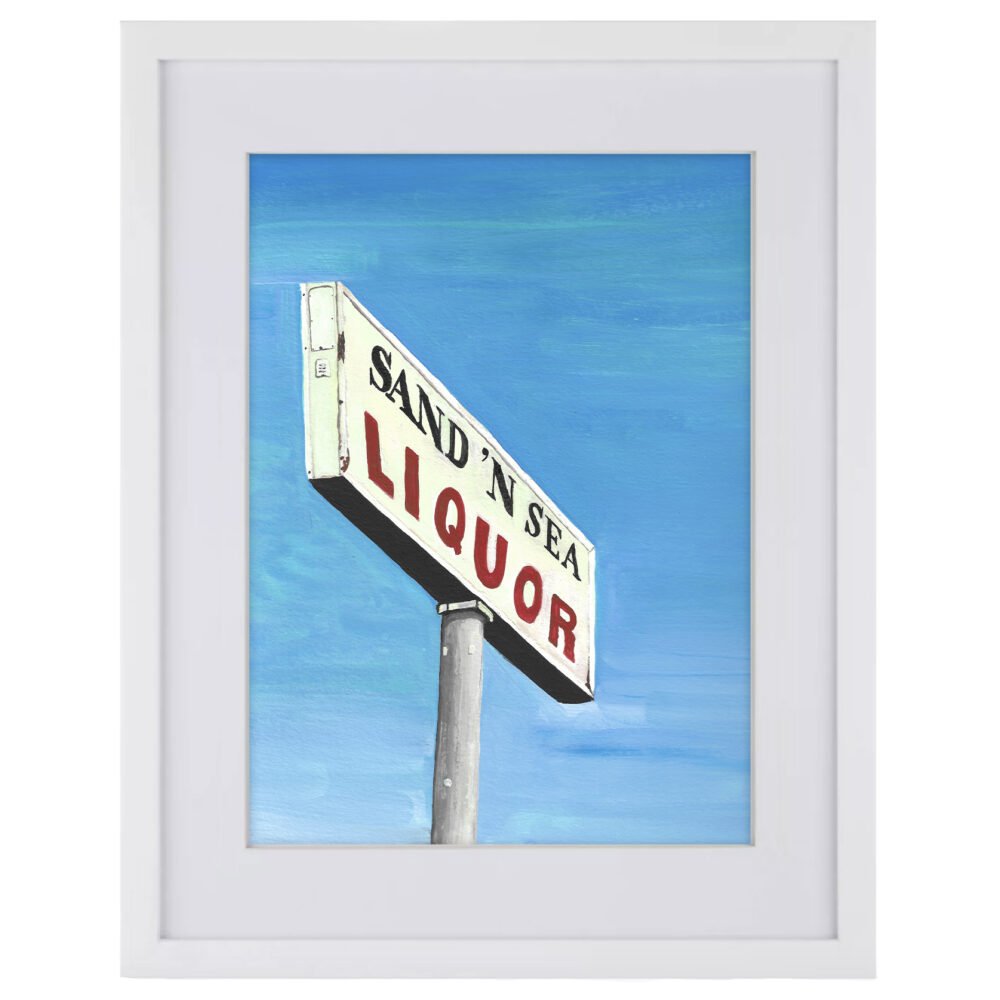 Sand'n Sea Liquor Art Print