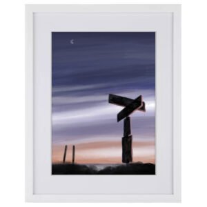 Del Mar Ave Sunset Art Print