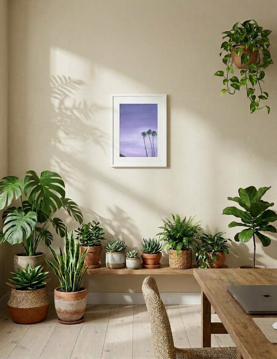 Lavender Coastal Twilight Wall Art