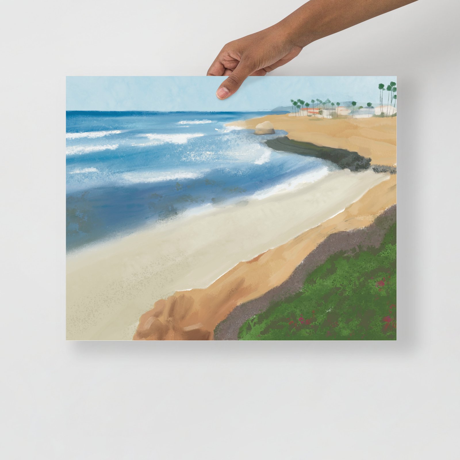 No Surf Beach Art Print - Image 5