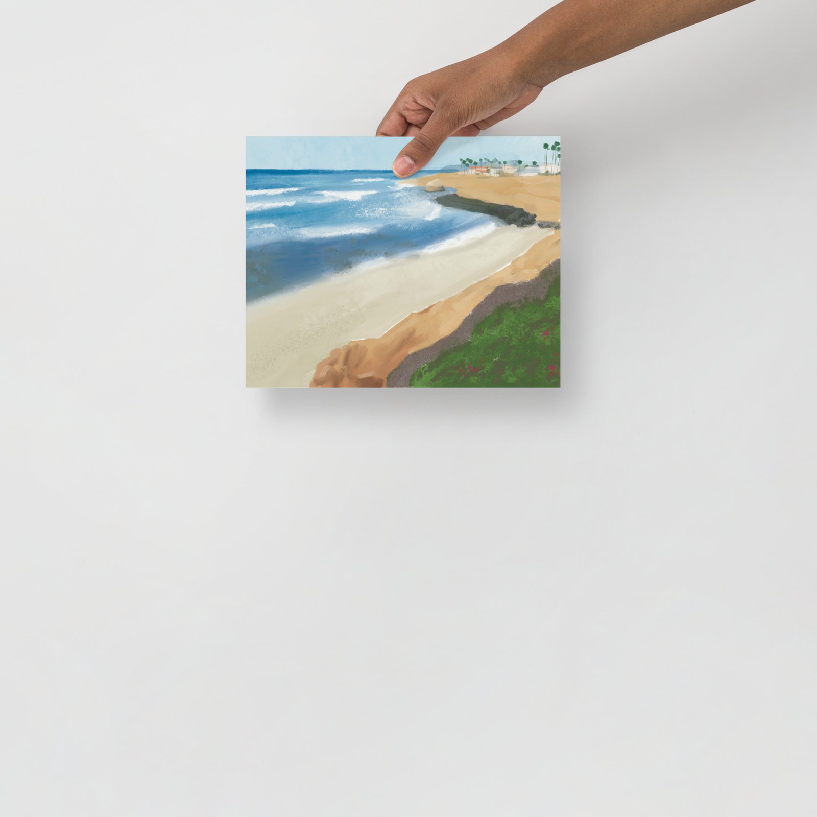 No Surf Beach Art Print - Image 3